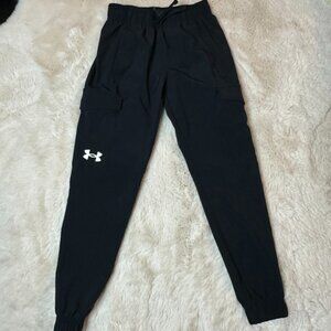 Never Worn - Under Armour Boys'  Cargo Pennant Pant - Black Size XS